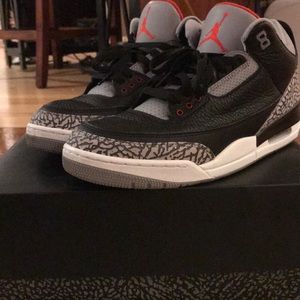 30th anniversary Retro Jordan 3s Black Cements
